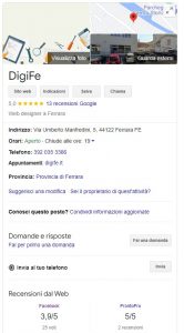 Google Digife card