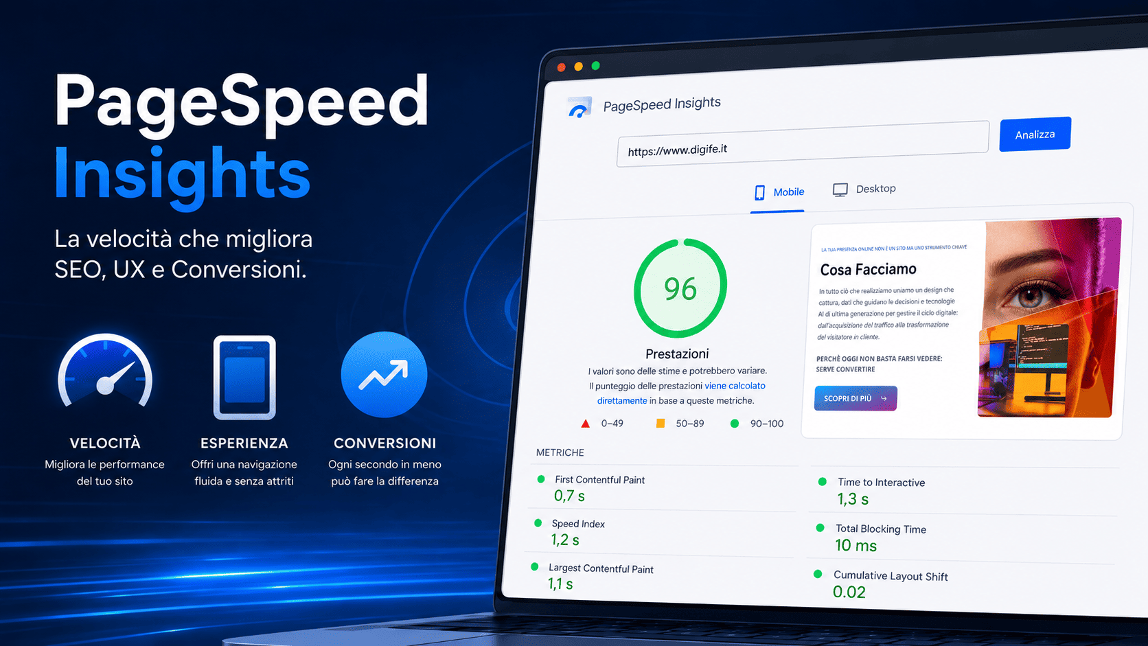 PageSpeed Insights: perché la velocità del sito incide su SEO, UX e conversioni